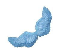 Angel Wings - Deluxe Role Playing Wing Props for Stage Performance and Themed Events, Costume Accessory | Perfect for Costume Parties Photoshoots Film Making Masquerade School Pl Light Blue
