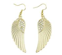Angel Wings Earrings in a Gold Shade