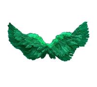Angel Wings Fairy Fallen Angel Wings Halloween Fancy Dress Costume for Adult Kids Women Girls Performance Carnival Stage Halloween Christmas Birthday Party (Green)