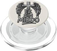 Angel Wings Faith Religious Fe Sin Miedo Cross Vintage PopSockets PopGrip for MagSafe