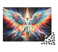 Angel Wings Fantasy Art Print Jigsaw Puzzles Puzzle for Adults Kids. 1000 Piece Impossible Challenge Toy Educational Games Home Decoration for Adults& Kids Age 14 Years Up 38x26cm/1000pcs