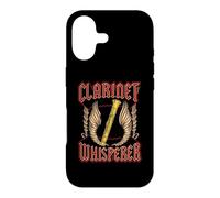 Angel Wings Graphic Clarinet Whisperer Case for iPhone 17