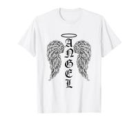 Angel Wings Halo Feathers God Awesome Funny Gift T-Shirt