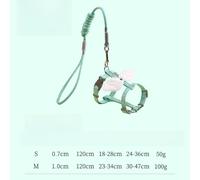 Angel Wings Harness and Lead | Colour: Mint Green | Size: Medium (M)