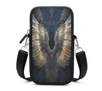 Angel Wings Heaven Mini Crossbody Bags for Women Men Cell Phone Travel Sling Work Bag Daypack