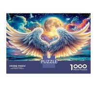 Angel Wings Moon 1000 Pc Eco-Friendly Paper Premium Puzzle Nebula for Kids Beginners, Mind Relaxation Puzzle, After-school Fun, Value for Money Puzzle 52x38cm/1000pcs