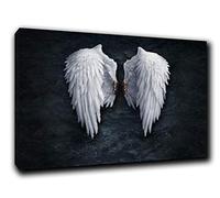 Angel Wings Paint Print by Banksy Picture Paint Picture Reproduction Print On Framed Canvas Wall Art Home Decoration 40’’ x 30’’ inch(102x 76 cm)-18mm Depth
