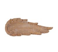 Angel Wings Pet Tombstone Personalized DIY Pet Memorial Stone Marker for Cats and Dogs Under a Favorite Tree Near a Flower Bed or on a Porch or Patio Outside the Home in the (Sandy Yellow)