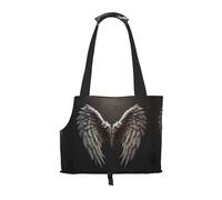 Angel Wings Printed Portable Foldable pet Shoulder Bag, Suitable for Carrying Small Pets