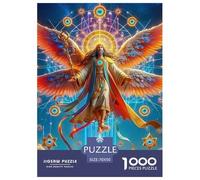 Angel Wings Puzzles 1000 Pieces For Adults And Kids with Extra Fun Challenges Colourful Creativity Gift Giving Recycled Cardboard 70x50cm/1000pcs