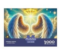 Angel Wings Puzzles 1000 Pieces for Adults with Extra Fun Challenges Colourful Creativity Gift Giving 100% Recycled Cardboard 52x38cm/1000pcs