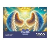 Angel Wings Puzzles 1000 Pieces for Adults with Extra Fun Challenges Colourful Creativity Gift Giving 100% Recycled Cardboard 70x50cm/1000pcs