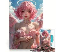 Angel Wings Queen 1000 Jigsaw Puzzle Cognitive Fun Play Clean Cut Sturdy Components Quiet Time Mind Exercise at Home (38x52cm)