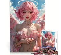 Angel Wings Queen 1000 Piece Jigsaw Puzzle for Teenagers Clear Thinking Leisure Activity Firm Interlock (50x75cm)