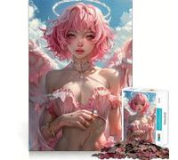 Angel Wings Queen 1000 Piece Jigsaws for Adults Brain Sharp Game Smooth Burr Free Surface Fascinating Hobby for Idle Moments (50x75cm)