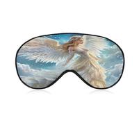 Angel Wings Sleep Mask Adjustable Eye Mask Blindfold Eye Cover Sleeping Mask for Home Travel