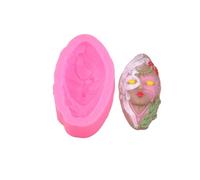 Angel Wings Women Face Silicone Mold Soap Resin Molds Super Glossy Epoxy Resin Casting Mold Chocolate Cake Decoration Molds for DIY Crafting