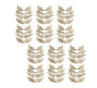 Angel Wings Wooden Patches Christmas Decorations Shape Wood Slices No Hole Chips Wing DIY Crafts for Cupboard