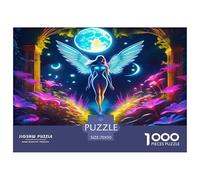 Angel Wings1000Piece JigsawPuzzlesAngel Wings KidsforAdult Challenging Brainteasing Age12+byth Challenging The Impossible Difficult Game Uncover The Puzzle 70x50cm/1000pcs