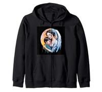 Angel with child Zip Hoodie