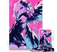 Angel with Wings 1000 Piece Jigsaws for Adults Puzzle Focus Training Stress Free Fun Tight Join Creative Gift (38x52cm)