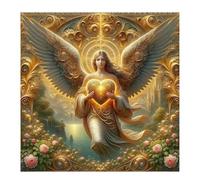 Angel Woman 35 Piece Jigsaw Puzzles for Adults and Kids, Impossible Puzzle, Jigsaws 35 pieces for adults Gifts, Difficult jigsaw puzzles for The Whole Family