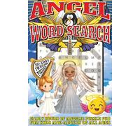 Angel Word Search: Easy To Read Print With 50+ Puzzles About Angels, Heaven, Earth, And More | 6x9 inch, 110 pages | Gift For Holidays, Vacations, and Spare Time
