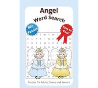 Angel Word Search: Word Search Puzzles with Easy to Read Print about Angel, Cherub, Guardian and More | 6x9 inches, 110 pages | 50+ puzzles ... Great as Gifts for Vacations, Holidays and Relaxation