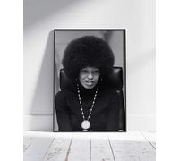 Angela Davis American Marxist feminist political activist Print Poster Photography Premium Quality Wall Art, Home Decor Artwork (A4 / 21x29cm / 8x12)