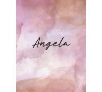 Angela: Dot Grid Notebook 8.5 x 11| For Graphing Pad, Design Book, Work Book, Planner, Dotted Notebook, Bullet Journal, Sketch Book, Math Book - V.256