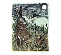 Angela Harding Hidden Hares Blank Greeting Card with Envelope