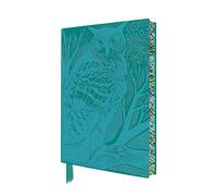 Angela Harding: Long Eared Owl 2026 Artisan Art Vegan Leather Diary Planner - Page to View with Notes