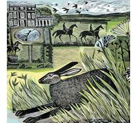 Angela Harding Newby Hare Blank Greeting Card with Envelope