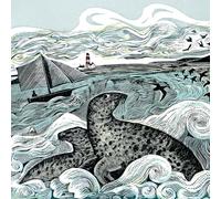 Angela Harding Seal Song Blank Greeting Card with Envelope