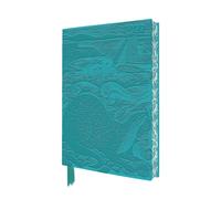 Angela Harding: Shetland Otter & Windsong 2027 Artisan Art Vegan Leather Diary Planner - Page to View with Notes