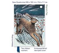 Angela Harding: Shooting Stars (Foiled Quarto Journal) (Flame Tree Quarto Notebook)