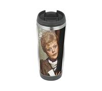 Angela Lansbury Jessica Fletcher - Travel Mug, Thermal Insulated Cup for Hot and Cold Beverages Drinks