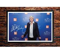 Angela Lansbury Mrs Potts Signed Autograph Signature A3 Poster (FRAME INCLUDED) Photo Print Wall Art
