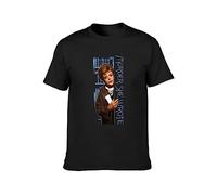 Angela Lansbury Murder She Wrote Jessica Fletcher's Anime Television 1980 T-Shirt Mens Unisex Black Tees XL