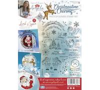Angela Poole Christmastime Charms A4 Photopolymer Stamp Set