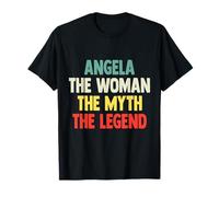 Angela The Woman The Myth The Legend shirt Gift for Angela T-Shirt