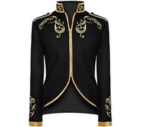 Angelaicos Unisex Military Blazers Prince Coats Drum-Saved Punk Officer Custom Jackets