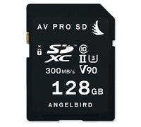 Angelbird AV Pro SDXC memory card, black.