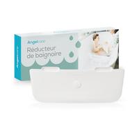 Angelcare Baby Bath Reducer - Adjustable and Eco-Friendly Bath Divider - Secure Bath Barrier with Suction Cups, Water and Energy Saving - White