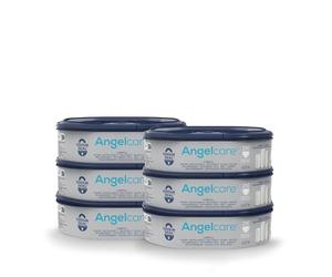 Angelcare Octagonal Refill, 6 Pack, for Classic XL Nappy Bin