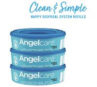 Angelcare Nappy Bin Refill Cassette Compatible Disposal System 1 Pack