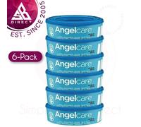 Angelcare Refill Cassettes│Baby/Kid's Nappies/Diapers Cleaning Refill│Packs Of 6