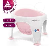 Angelcare Soft-Touch Baby Bath Seat│Lightweight│TPE Material│11kg Capacity│Pink
