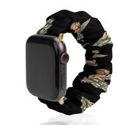Angeles Dollar Money Print Scrunchie Watch Bands Soft Elastic Replacement Wristband Compatible with Apple Watch 38mm/40mm