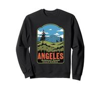 Angeles National Forest California Retro Sweatshirt
